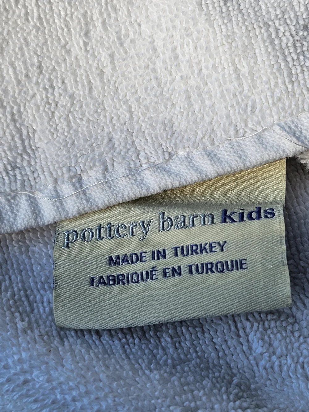 Pottery Barn Kids Seahorse Hand Towel